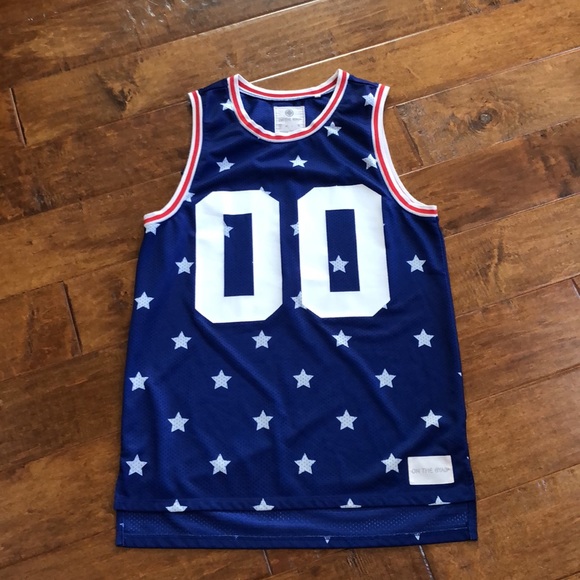 on the byas Shirts On The Byas Stars 0 Red White Blue Basketball